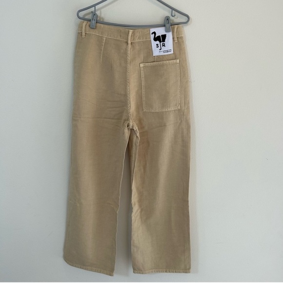 Free People X Sandrine Rose Wide-leg Denim Jeans In Sunflower Size 28 NWT - Picture 3 of 8